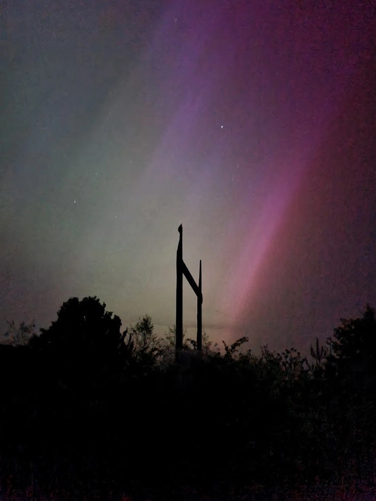 Meadow northern lights